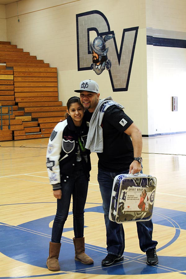Student Council President, Marina with Travis Brown aka Mr. Mojo Up.