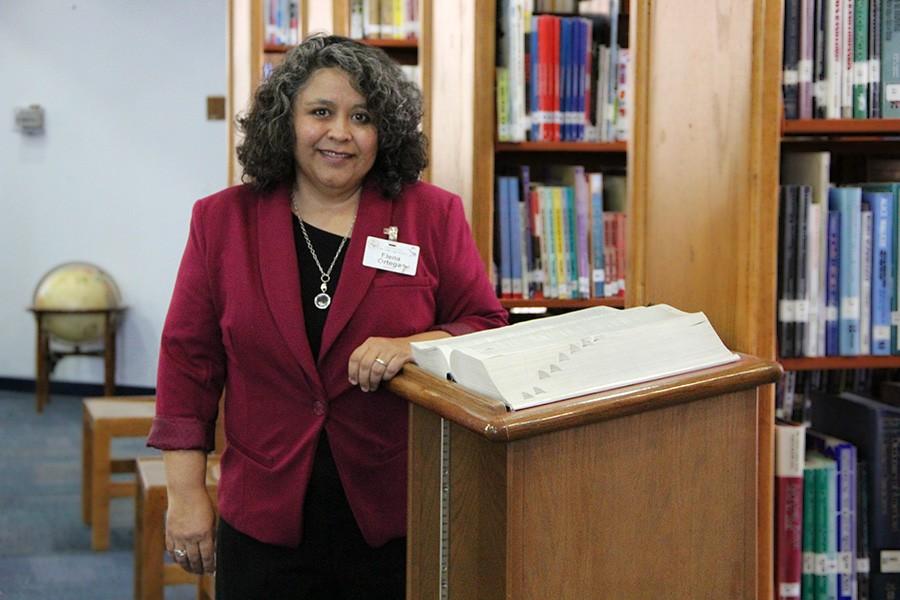 Librarian Elena Ortega