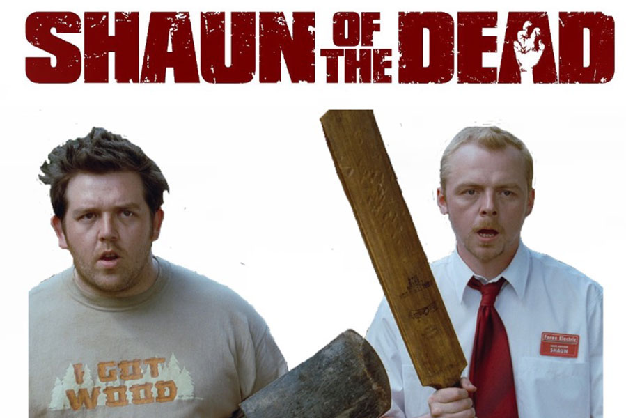 Shaun of the Dead, gory love story