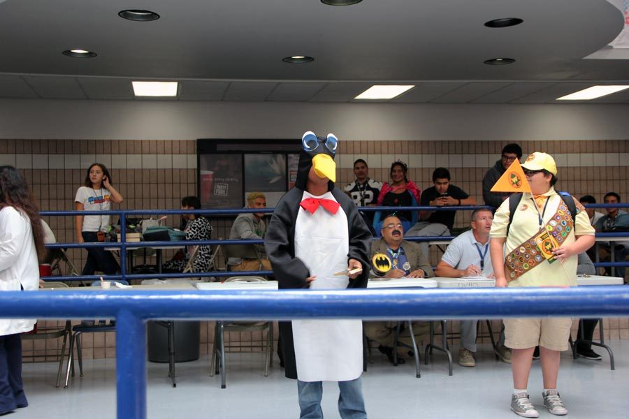 A Penguin and Russel from up made a apperance in the contest.
