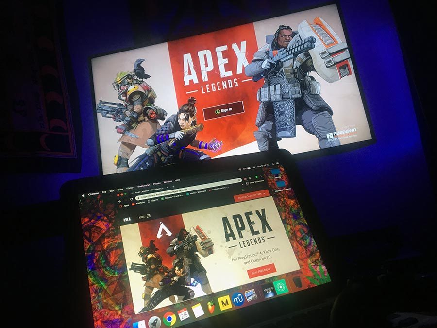 Apex legends is on multiple platforms