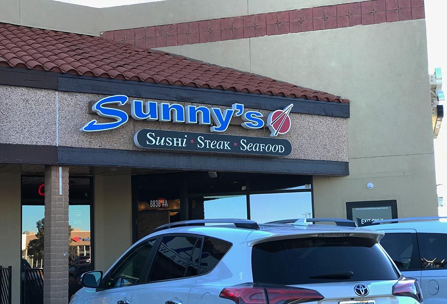 Sunny’s sushi, where they speak Good Food