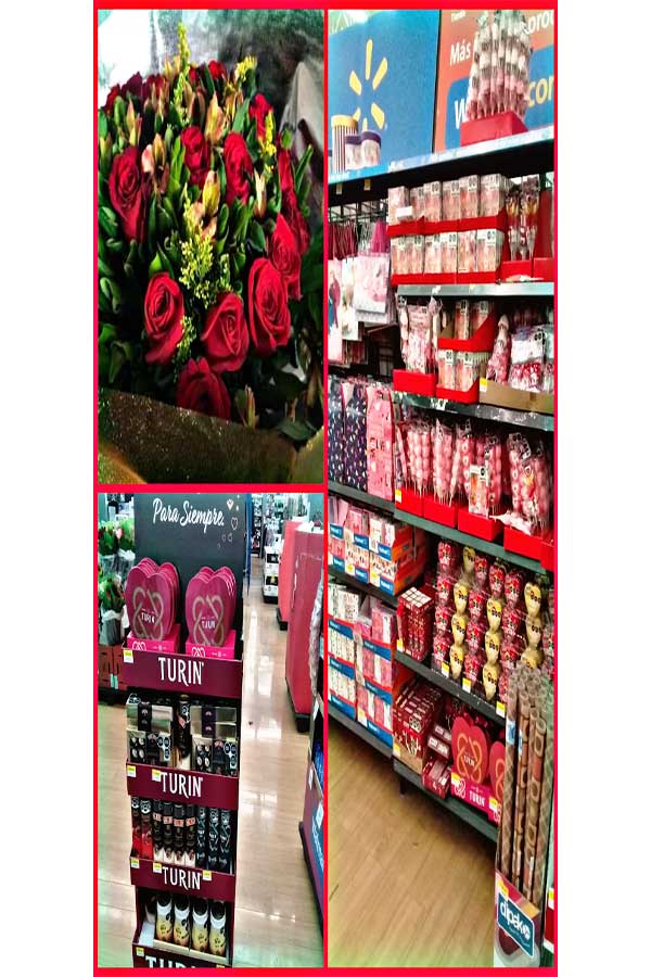Stores fill their shelves for this Valentines Day.