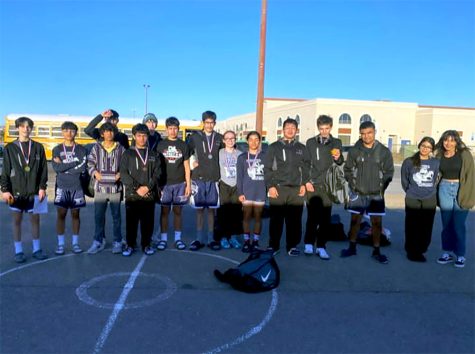 The wrestling team is  ready for the 2-5A district tournament, at Hanks High School, Feb. 4.